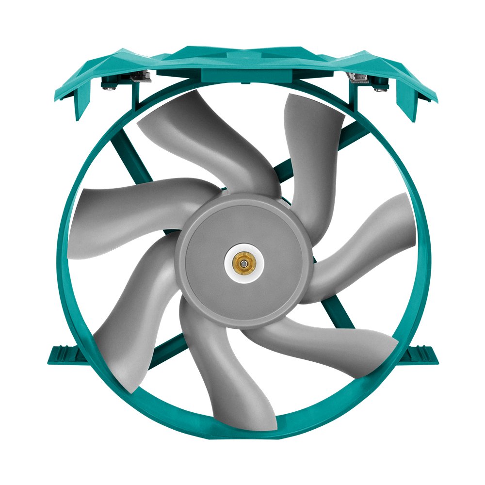 EAN 1230000071260 - Iceberg Thermal IceSLEET X9 Dual TR Procesador Enfriador 12 cm Verde azulado 1 pieza(s) imagen 8
