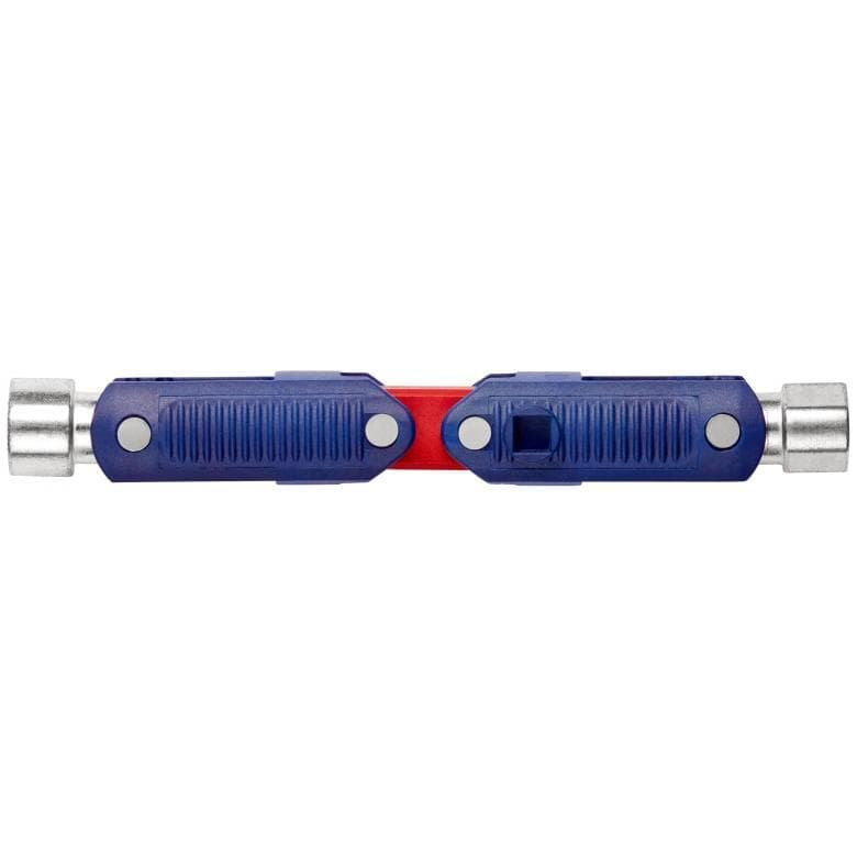 Knipex "Doublejoint" Llave Para Armarios De Control, Llave De Tubo (Azul/Rojo, Longitud Total Del Brazo 97 Mm)