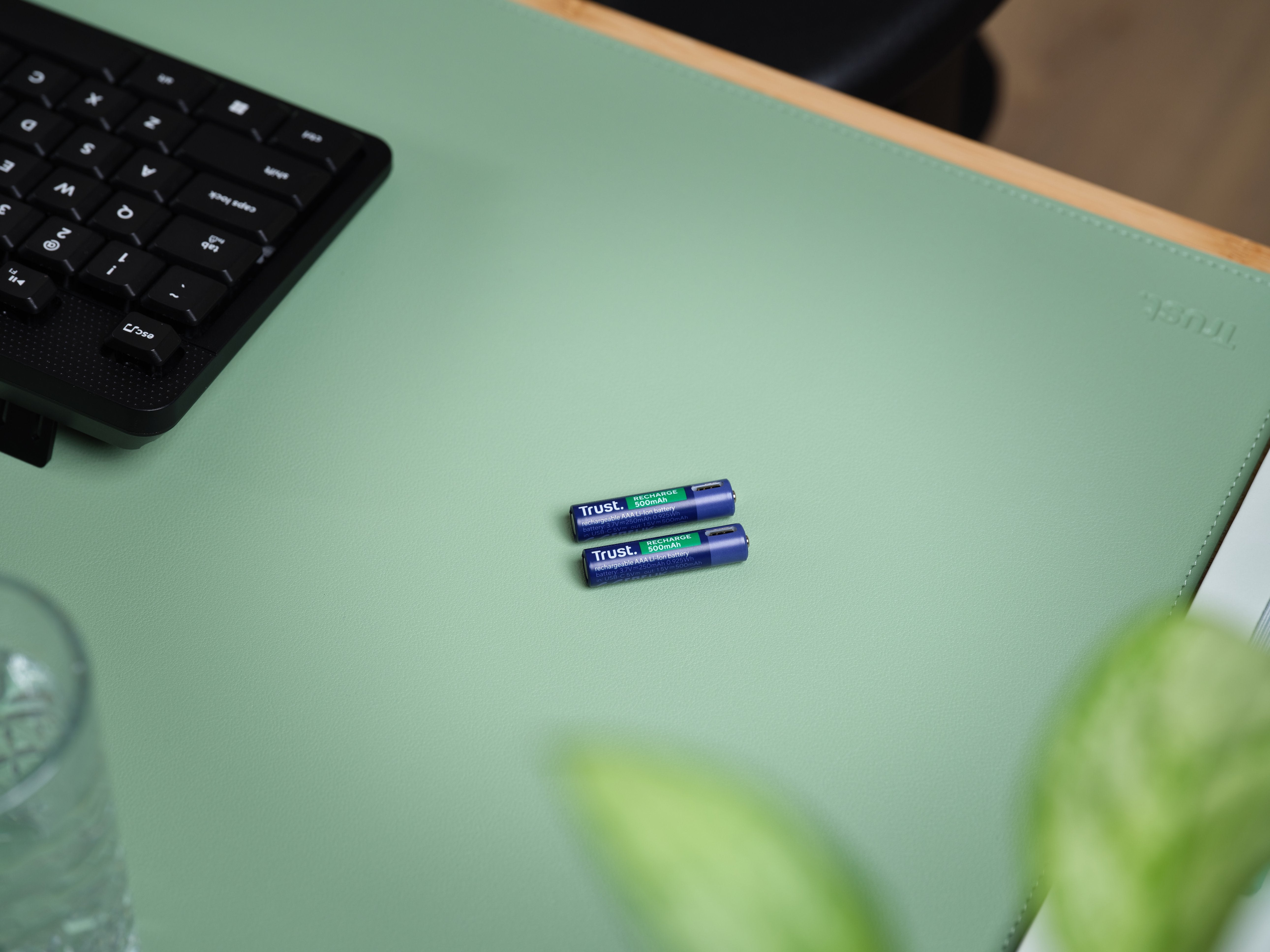 Pila Recargable Trust Usb-C Aaa 500 Mah Pack De 2 Unidades 25585