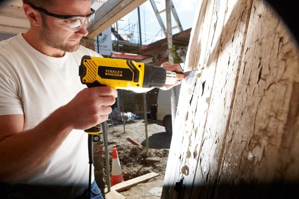 EAN 5035048363881 - Stanley FME670K Pistola de aire caliente 550 l/min 600 °C 2000 W Negro, Amarillo imagen 2