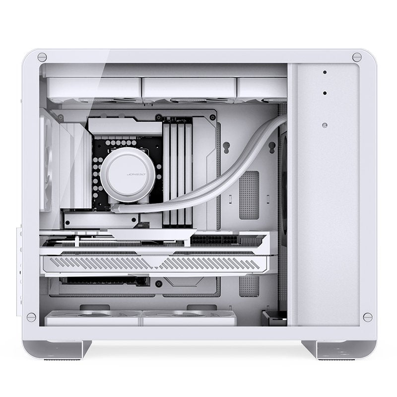 Jonsbo U4 Mini Micro-Atx-Gehäuse, Temperojo Glass - Blanco
