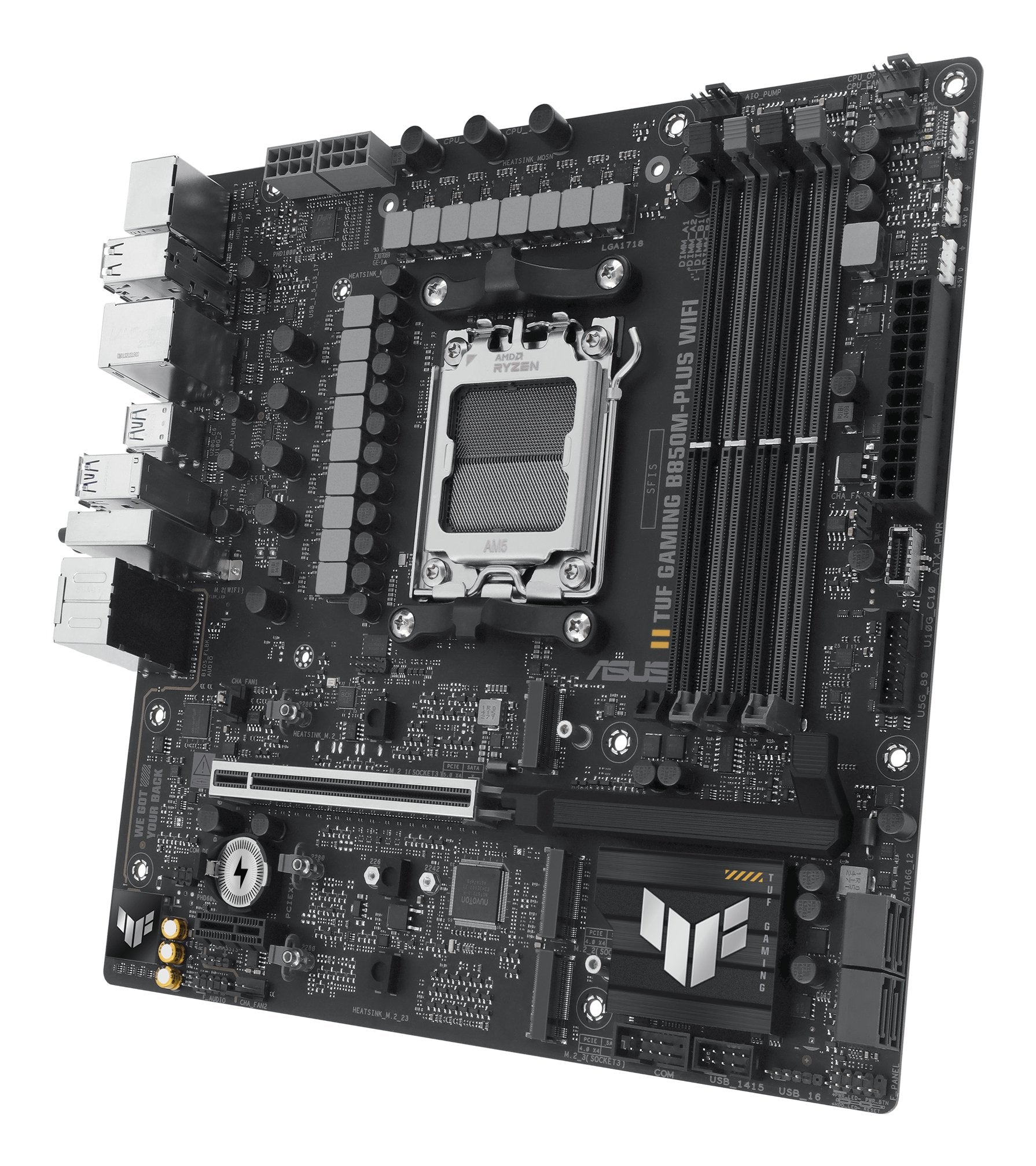 EAN 4711387764916 - ASUS TUF GAMING B850M-PLUS WIFI AMD B850 Zócalo AM5 micro ATX imagen 6
