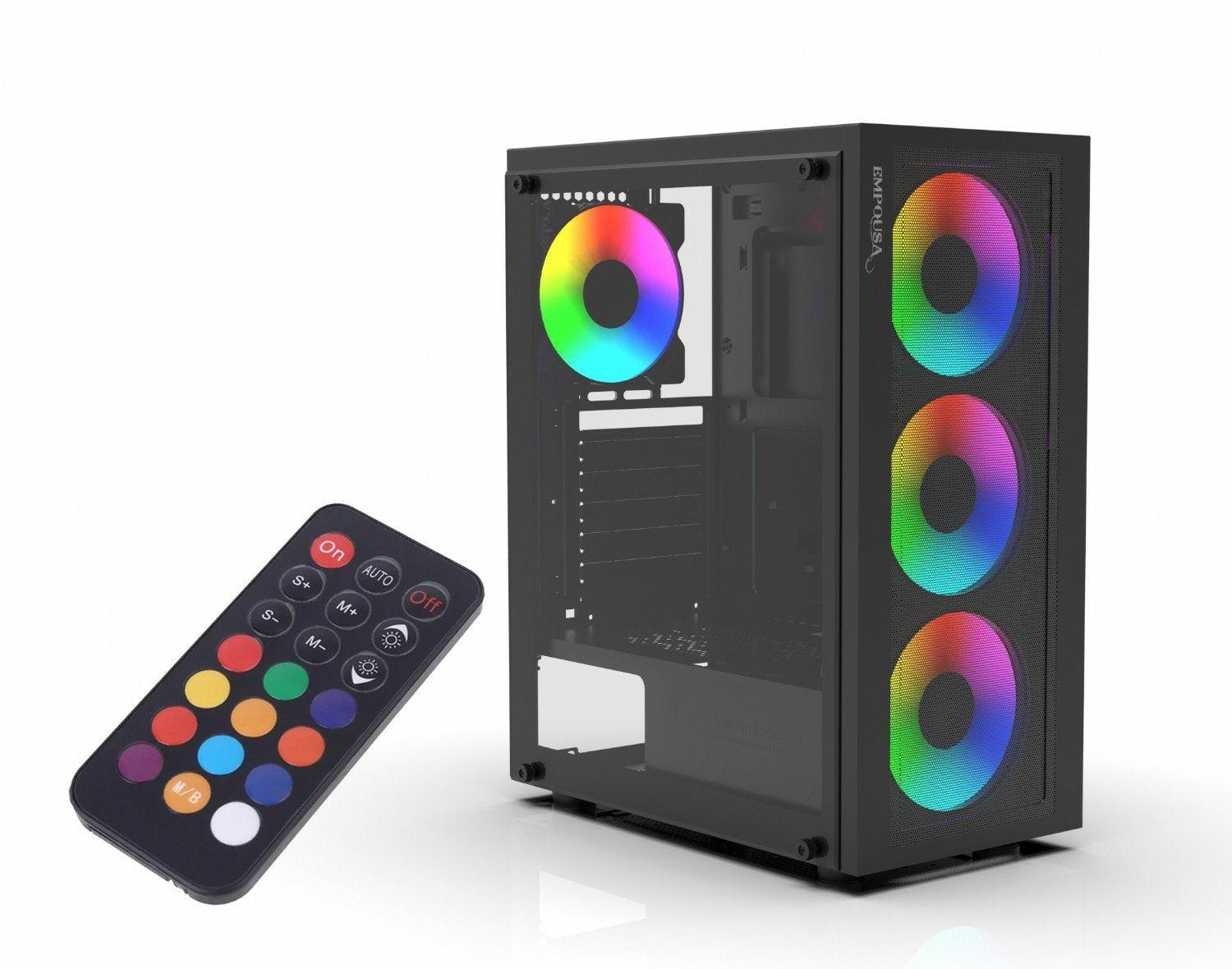 Caja Pc Inca Emg-15xn Midi Tower Negro