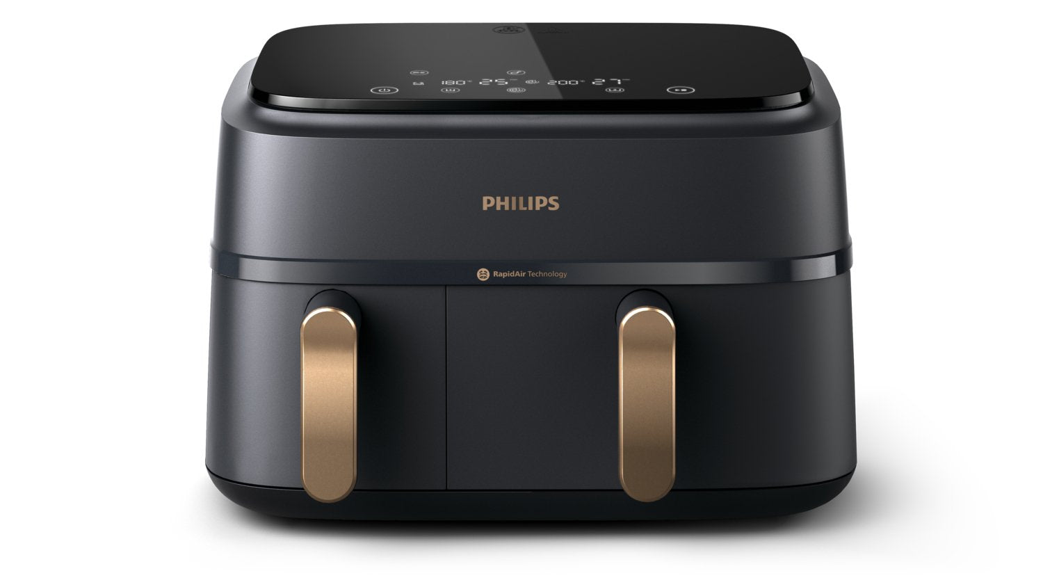 EAN 8720389033018 - Philips 3000 series NA352/04 freidora 9 L Independiente 2750 W Freidora de aire caliente Cobre, Gris imagen 3