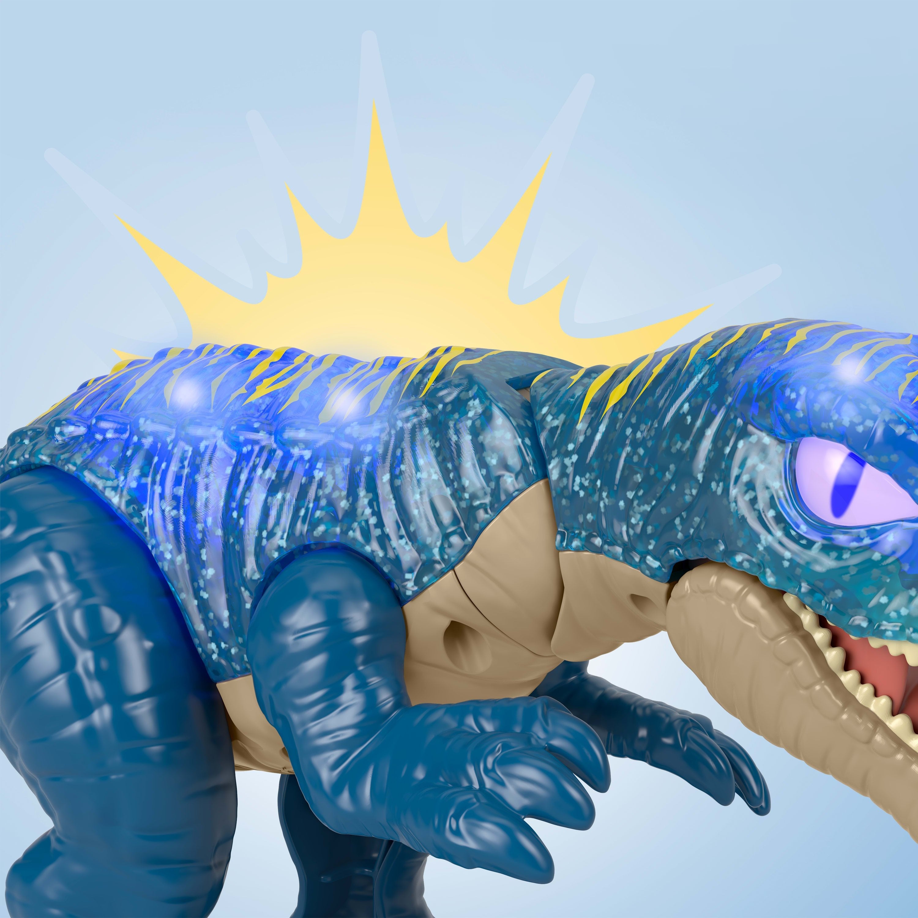 Figura De Juguete De Baryonyx Iluminada Con Gruñido De Jurassic World Imaginext De Fisher-Price Jct48