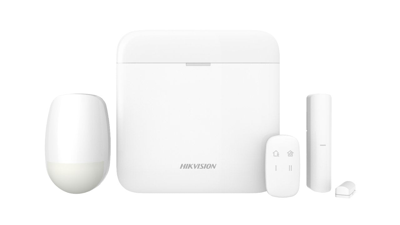 Kit Axpro 868mhz 64 Zonas Hikvision Panel + Detector + Mando + Contacto