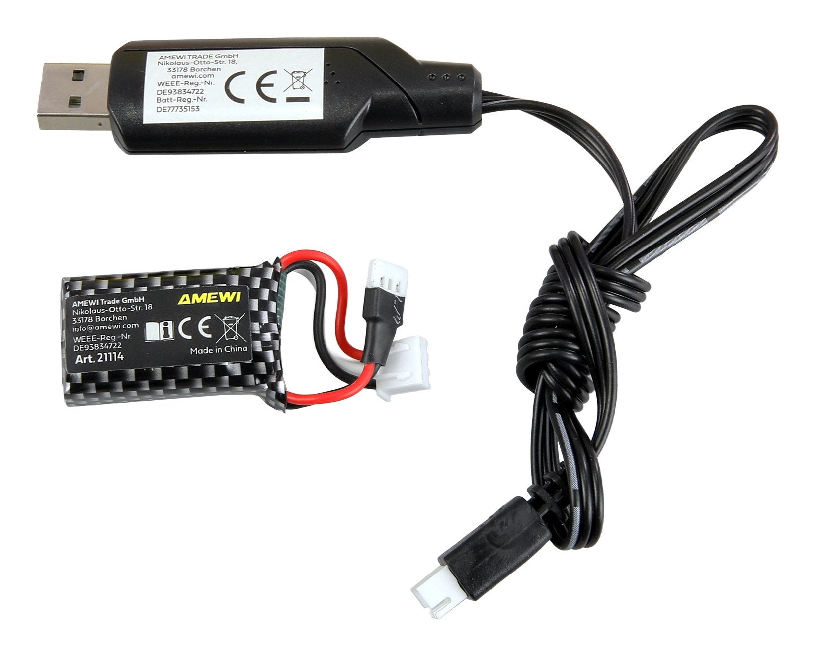 Amewi Rc Drift Muscle Car 4wd 1:20 Rtr Rot