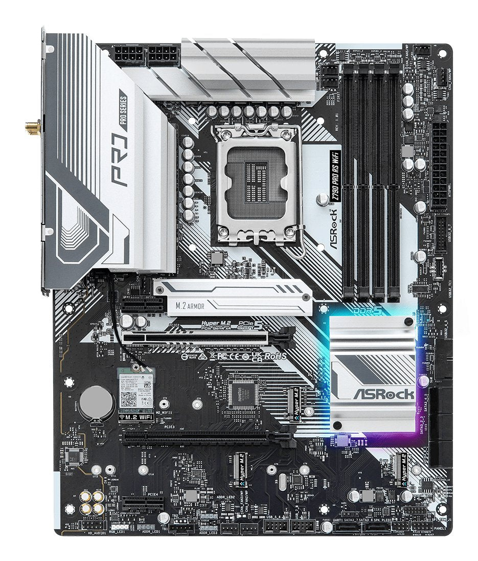 Placa Base Asrock Z790 Pro Rs Wifi Atx Intel Ddr5 S1700 Retail