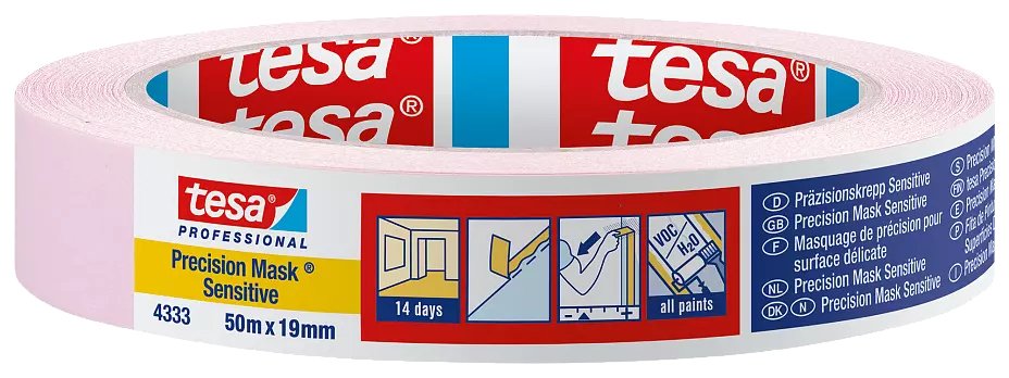 Tesa 04333-00017-02 Cinta De Carrocero Hellrosa L X B 50.00 M 19.00 Mm