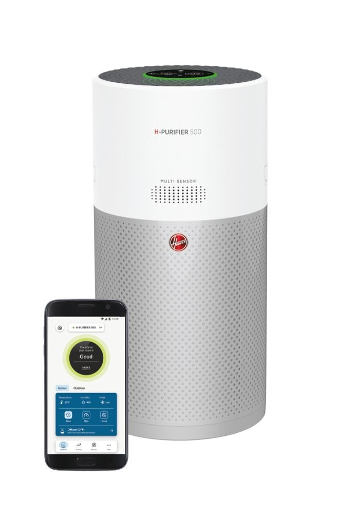 EAN 8059019015651 - Hoover H-PURIFIER 500 HHP50CA011 110 m² Blanco imagen 1