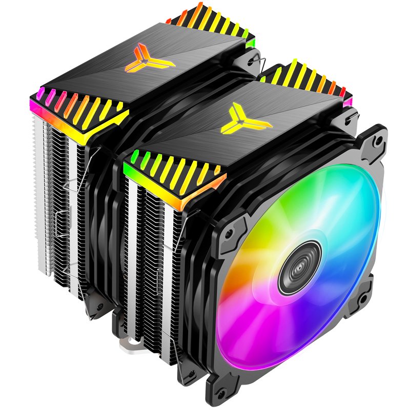 K Jonsbo Cr-2000 Gt Cpu Disipador Dual Tower, Argb - 2x 120mm, Negro