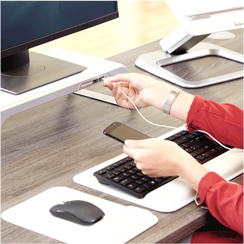 EAN 0043859751457 - Fellowes 8064201 soporte para monitor Escritorio Blanco imagen 5