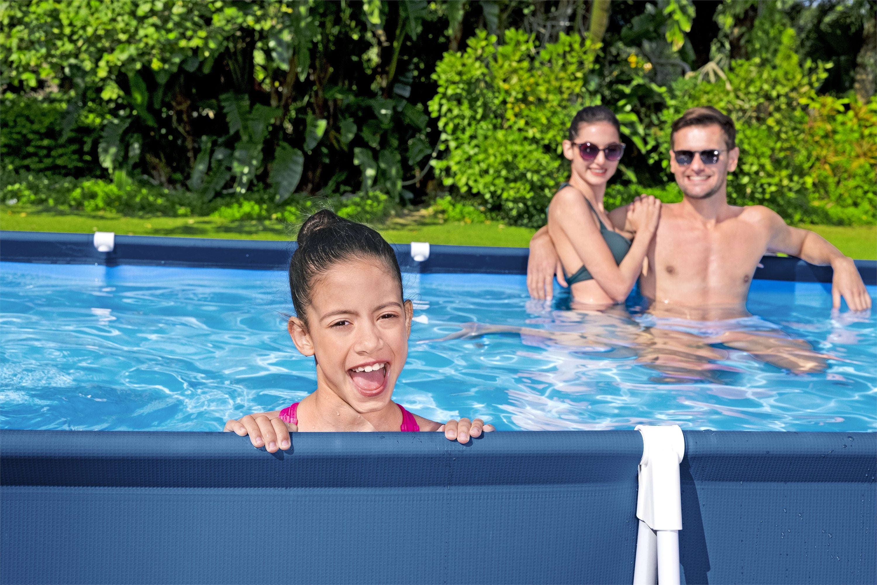 Bestway 56405 - Piscina Desmontable Tubular Infantil Steel Pro 400x211x81cm