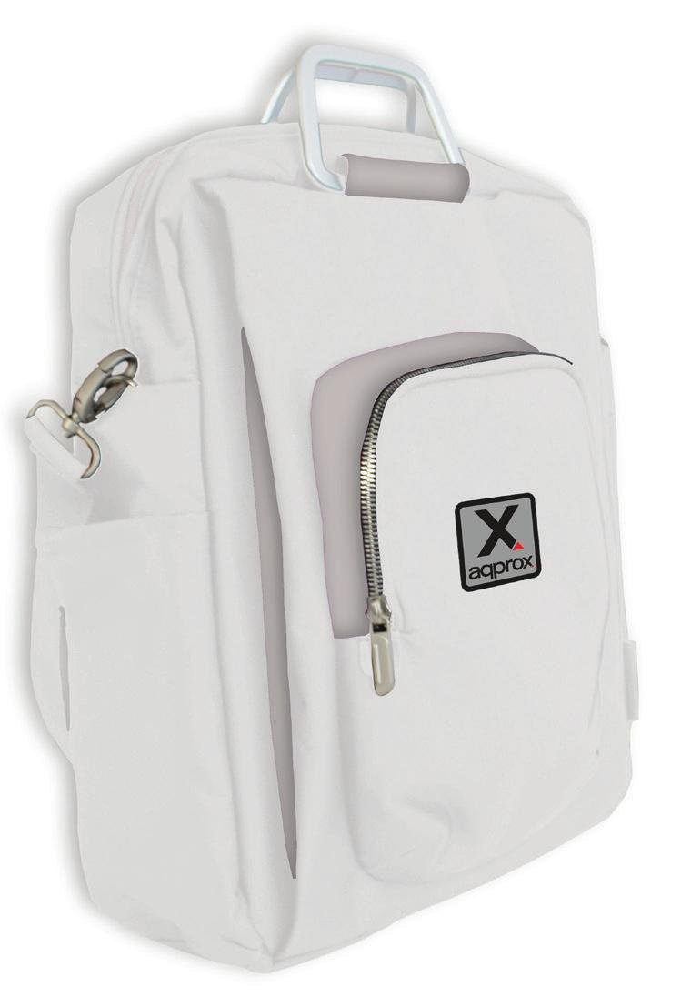 Approx Mochila De Portatil 15.6approx Diseño En Color Blanco/Gris Appnbst15wg