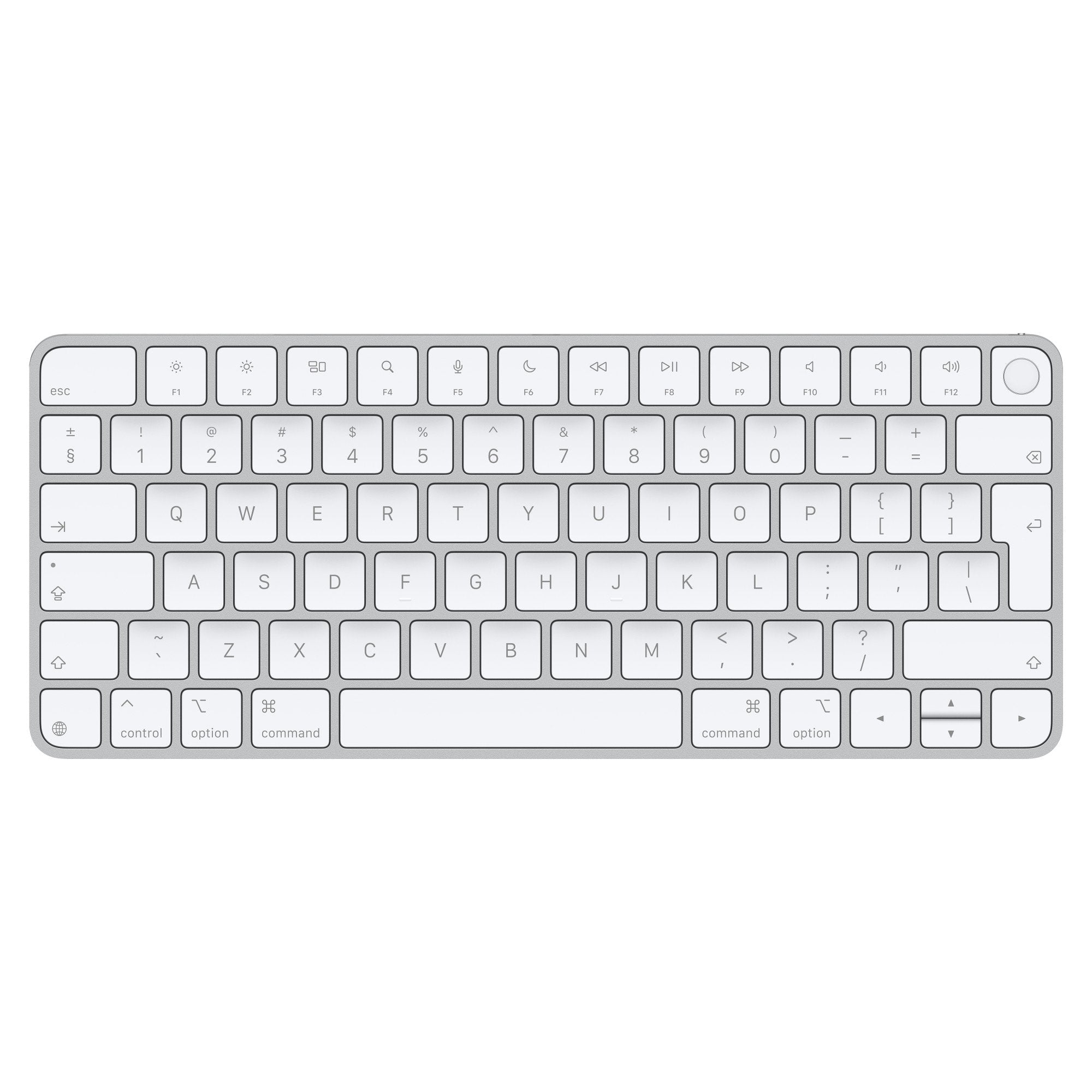 EAN 0195949634055 - Apple Magic teclado Universal USB + Bluetooth QWERTY Plata, Blanco imagen 1