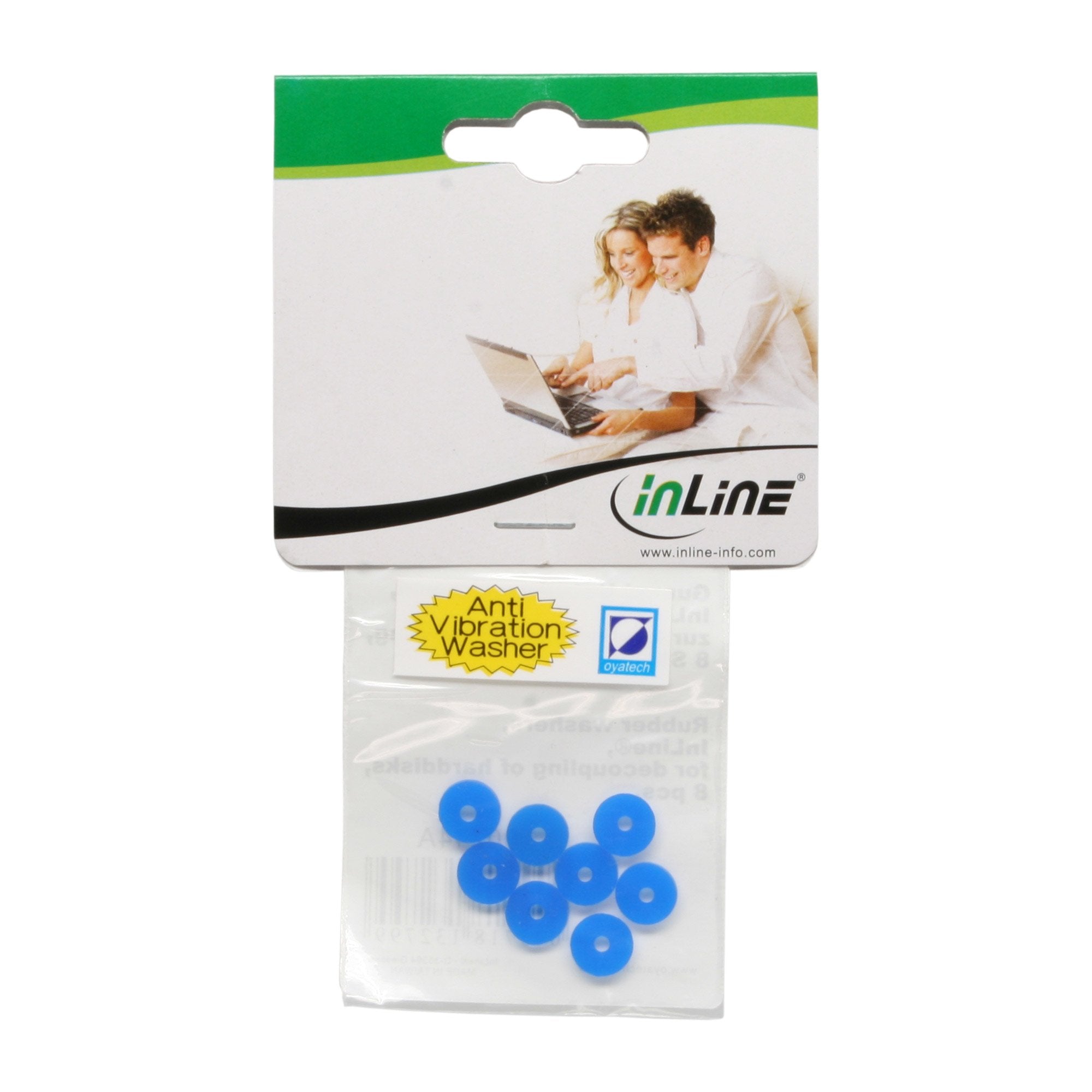 Goma Inline Para Desacoplamiento De Vibraciones De Discos Duros 8 Uds.