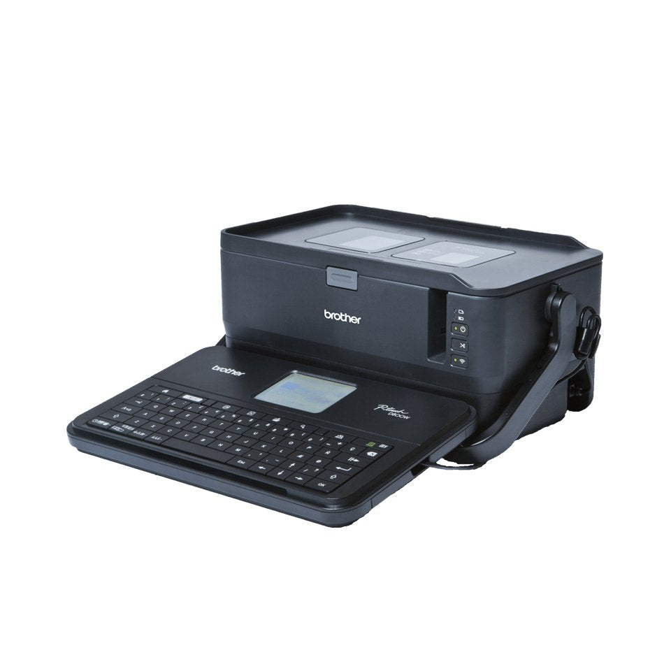 Rotuladora Brother Pt D800w Lcd 17 Lineas Teclado Qwerty Usb Wifi
