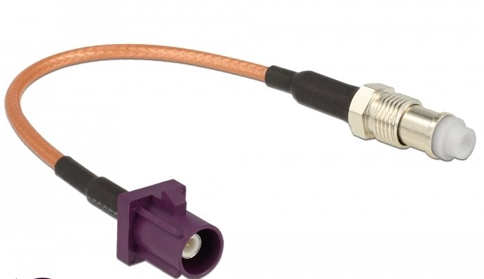 Delock Antennencable Fakra D Stecker > Fme Buchse Rg-316 15cm