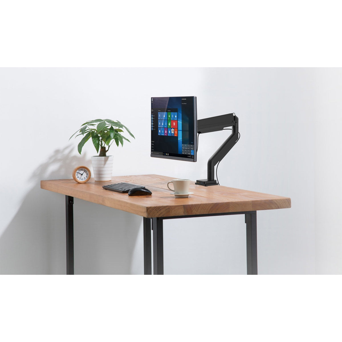 Soporte De Escritorio Inline Con Elevador Y Usb/Audio Móvil Para Tv/Pantallas De Hasta 82 Cm 32" Máx. 9 Kg