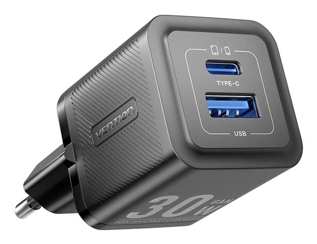 EAN 6922794782204 - Vention FEQB0-EU cargador de dispositivo móvil Auriculares, Smartphone, Reloj inteligente, Tableta Negro imagen 1