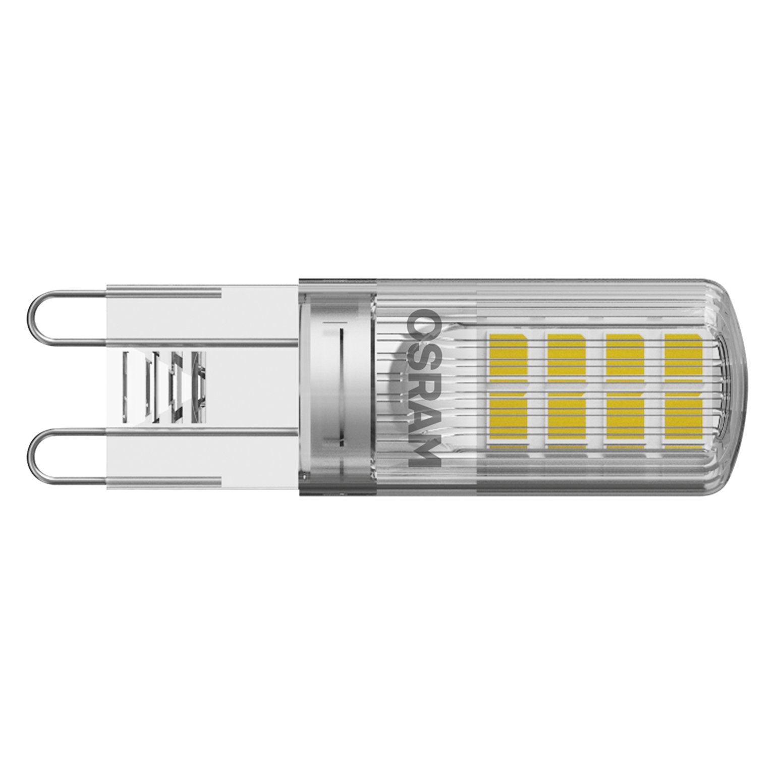Bombilla De Cápsula Led Osram Transparente - 2.6w Equivalente A 30w G9 - Blanco Cálido