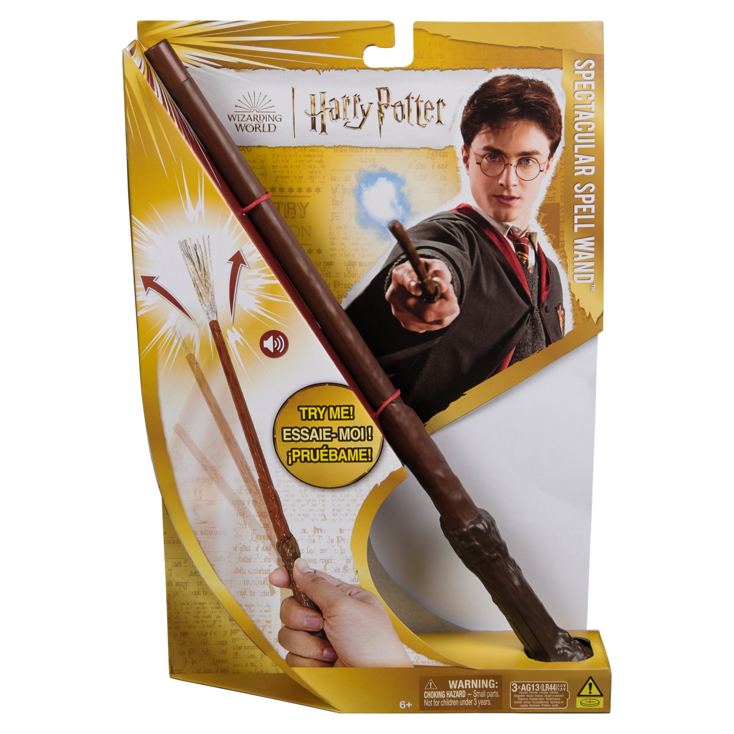 Spinmaster Wizarding World Harry Potter - Zauberstab Mit Vibrationseffekt Und Sound (31 Cm) 6071774