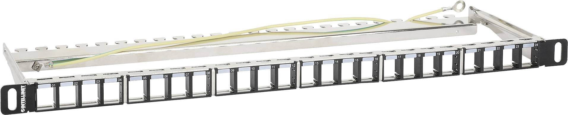 Intellinet 24-Port Patchpanel Geschirmt Und Unbemückt 0,5he