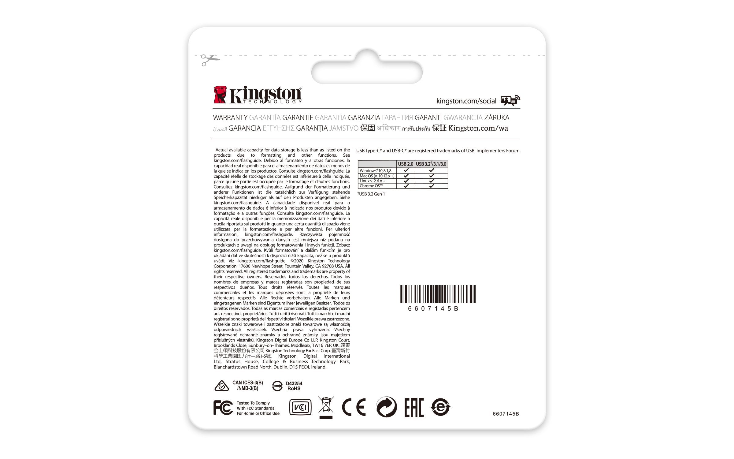 EAN 0740617305302 - Kingston Technology DataTraveler 70 unidad flash USB USB Tipo C 3.2 Gen 1 (3.1 Gen 1) Negro imagen 6