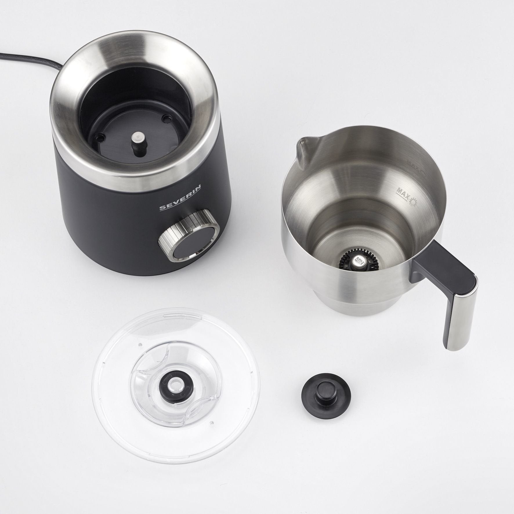 EAN 4008146033247 - Severin Spuma 700 Plus Automatic milk frother/warmer Negro, Acero inoxidable imagen 7
