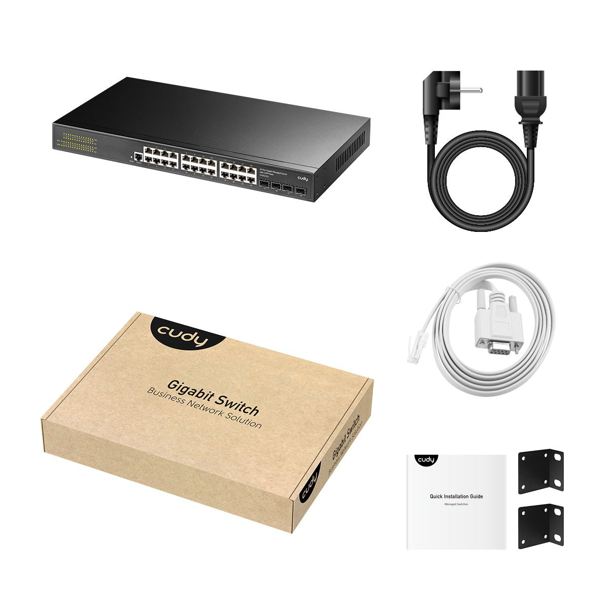 EAN 6971690792930 - Cudy GS2024S2 switch Gestionado L2/L3 Gigabit Ethernet (10/100/1000) 1U Negro imagen 4