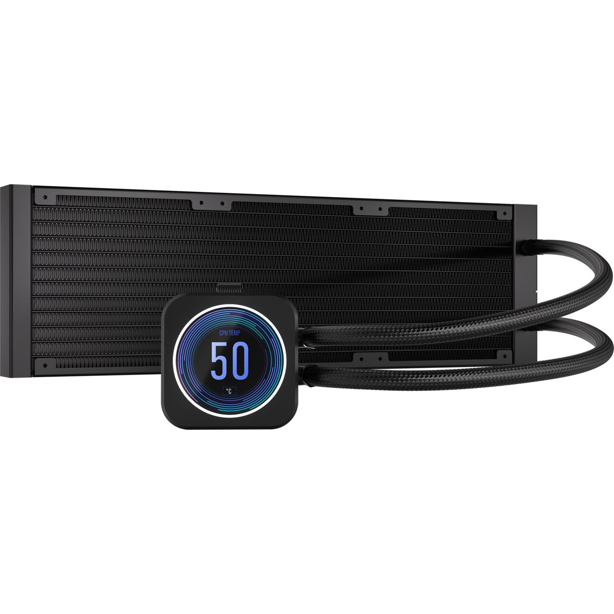 EAN 840006694205 - Corsair iCUE H150i ELITE LCD XT Procesador Sistema de refrigeración líquida todo en uno 12 cm Negro 1 piez imagen 8