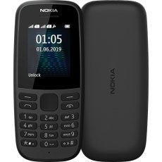Nokia 105 (2019) Dual-Sim Black Eu