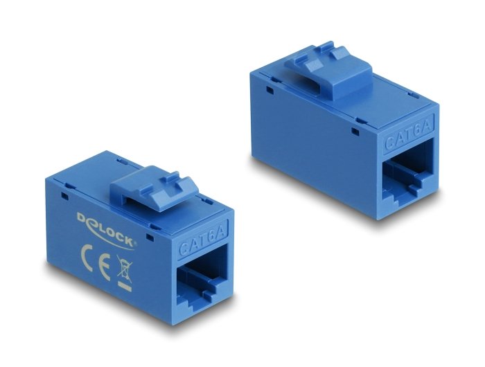 Delock Keymone Modul Rj45 H Rj45 H Cat.6a Utp Azul