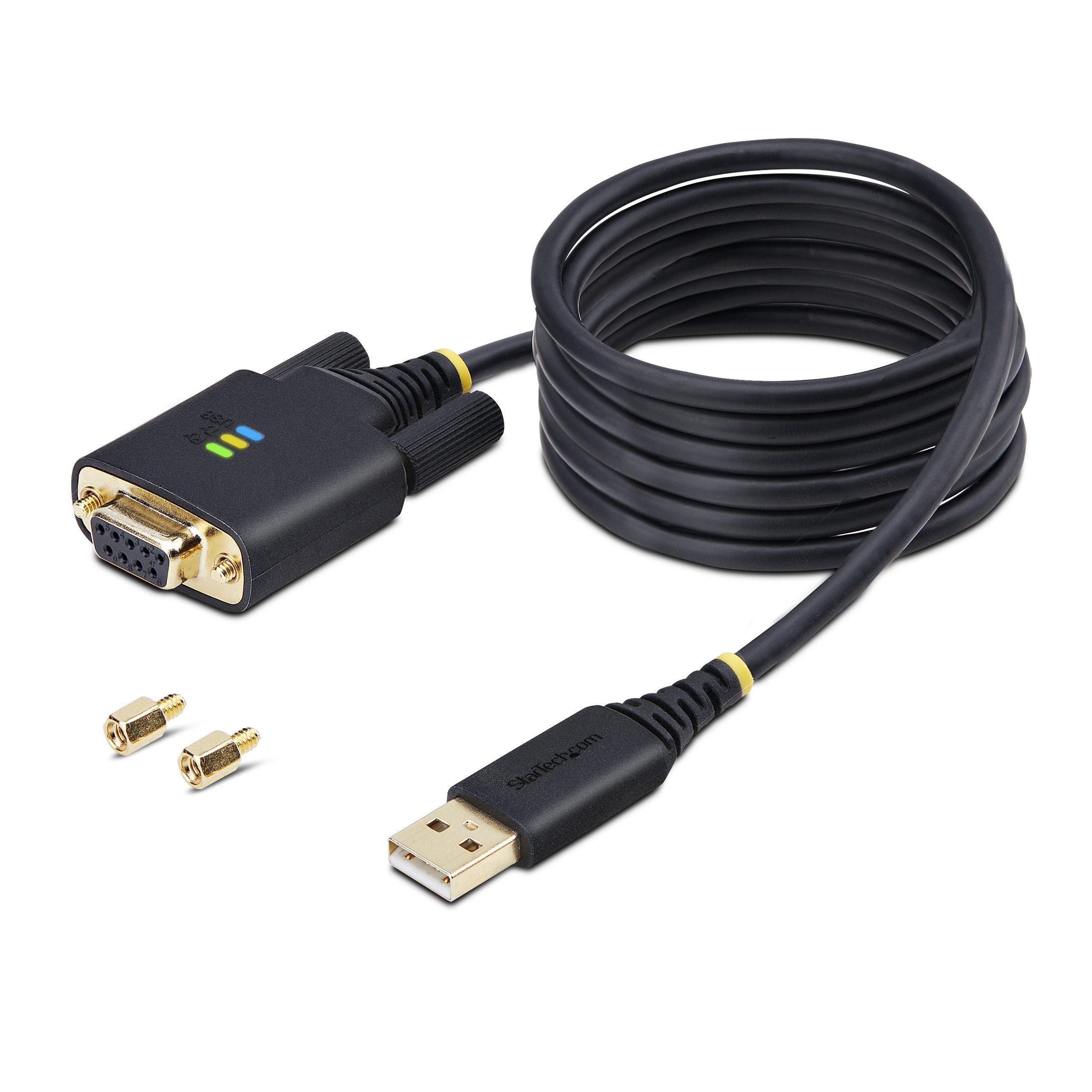 Startech.Com 6.6ft/2m Usb To Null Modem Serial Adaptador Cable, Ftdi, Rs232 - Cable Usb / Seriell - Usb Zu Db-9 - 2 M