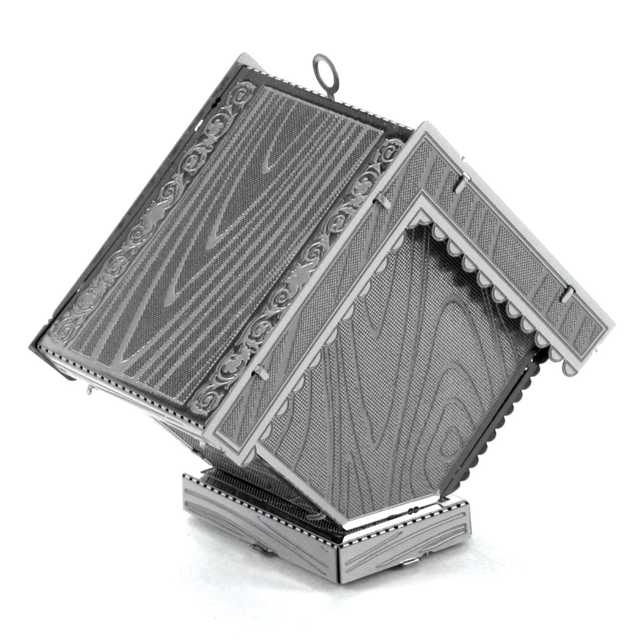 Maqueta 3d Metal Fascinations Bird House Montaje Sin Pegamento Ni Soldadura Maquetas 3d