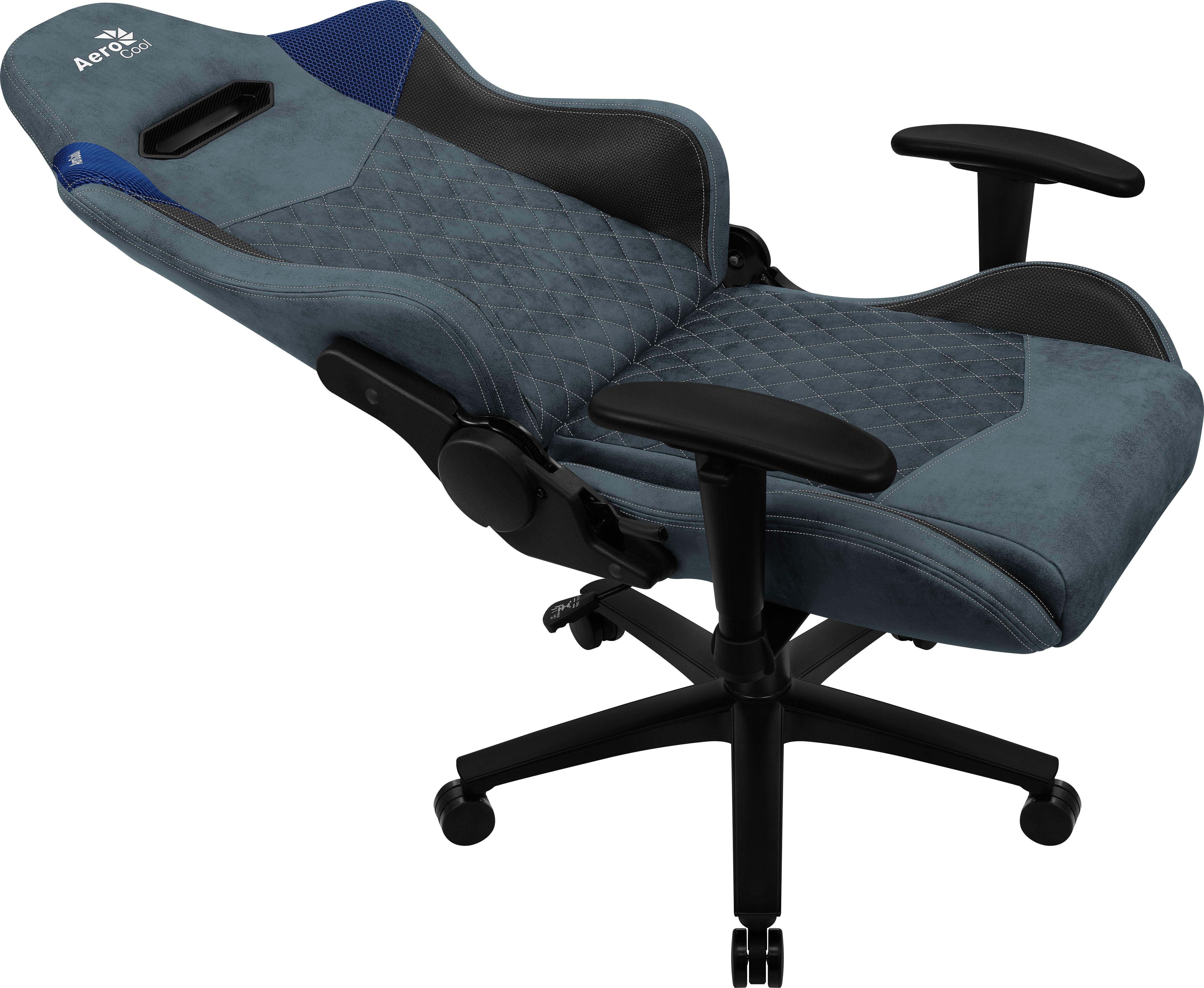 EAN 4710562751130 - Aerocool DUKE AeroSuede Silla para videojuegos universal Negro, Azul imagen 6