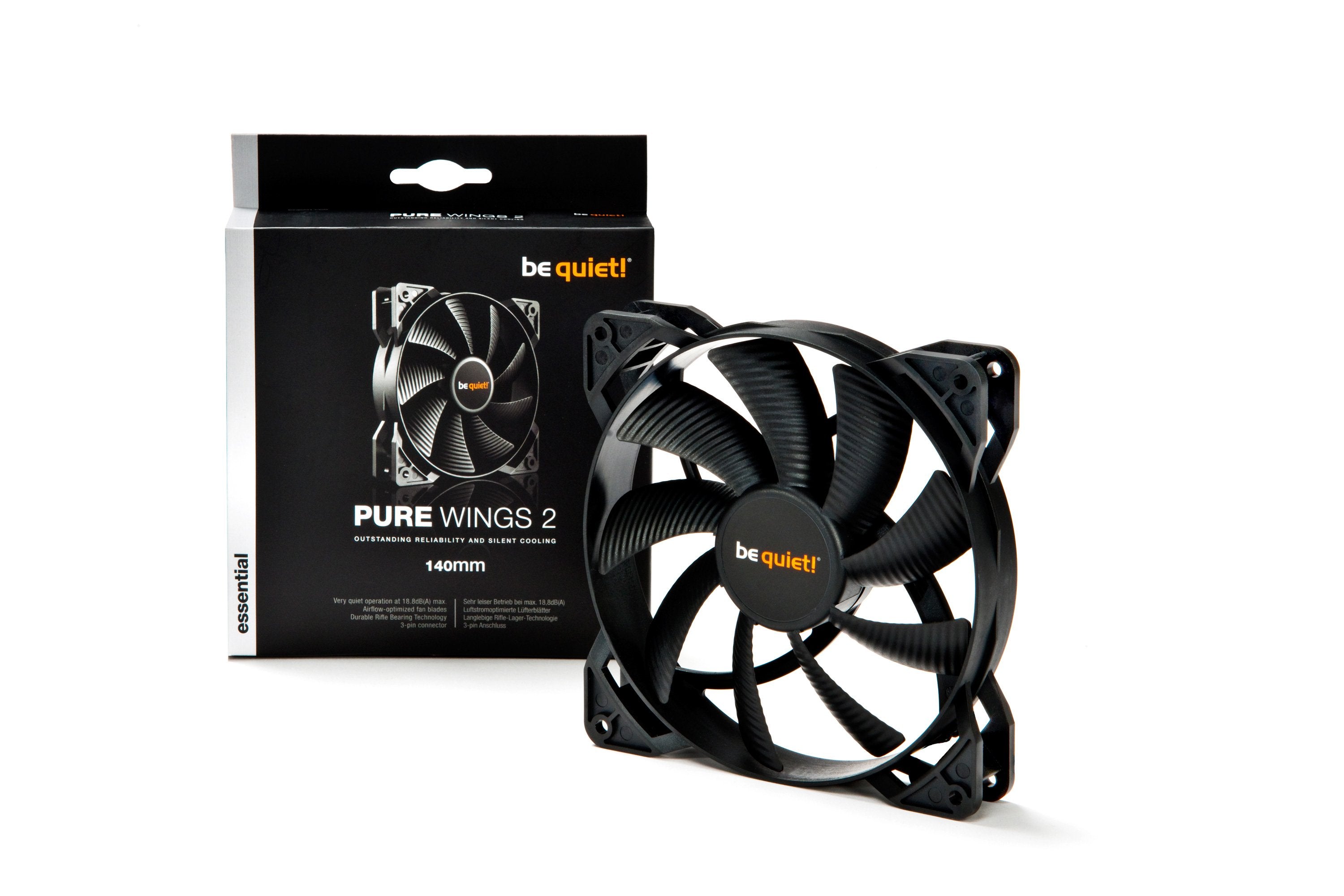 EAN 4260052183366 - be quiet! PURE WINGS 2, 140mm Carcasa del ordenador Ventilador 14 cm Negro imagen 2
