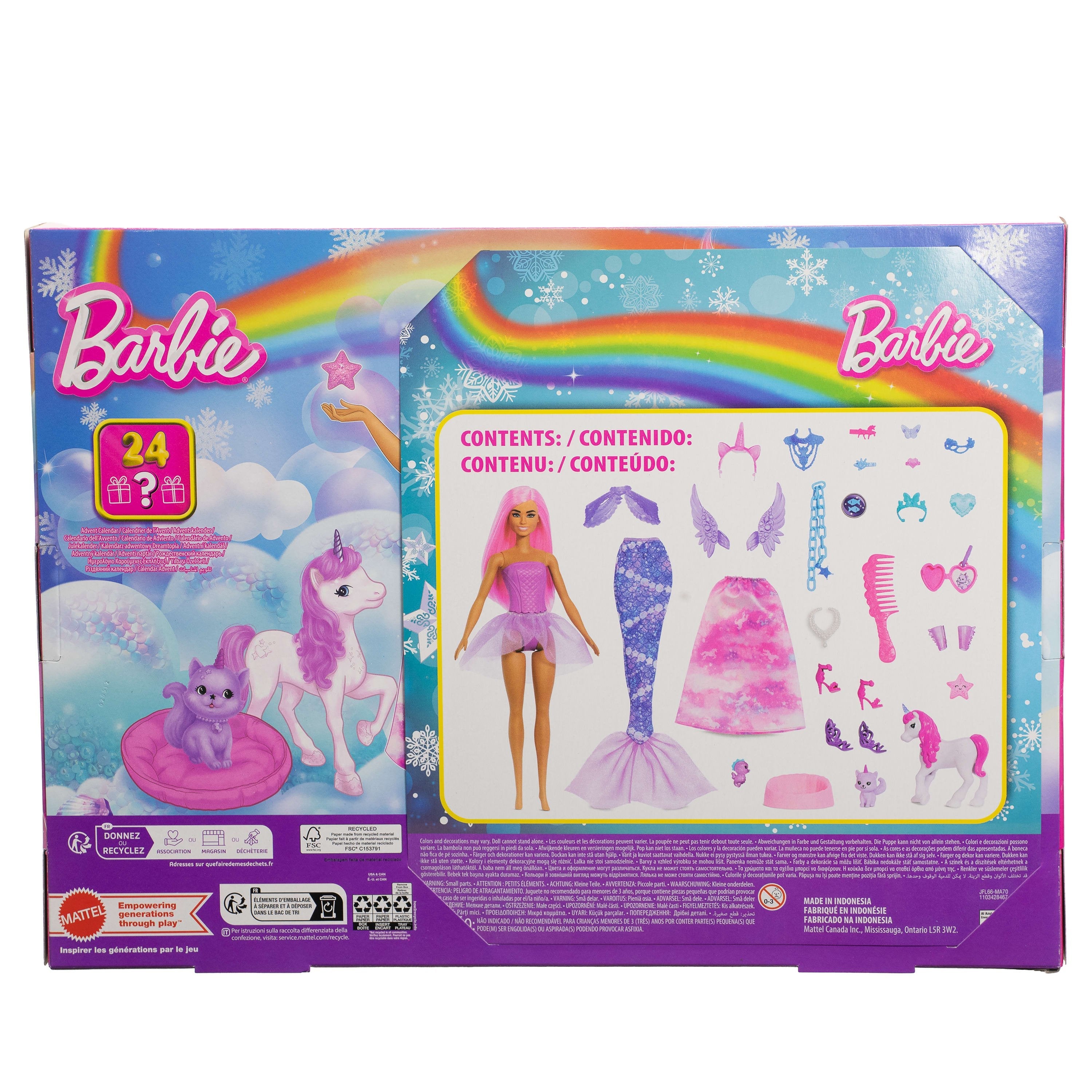 Mattel Barbie Fantasy Adventskalender Jfl66