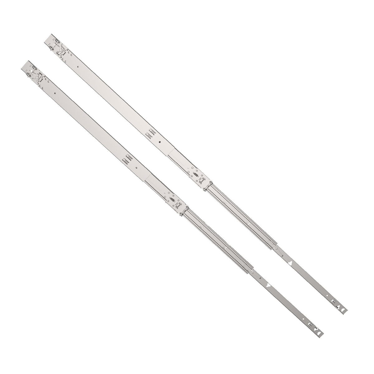 Kit De Railes Unykach Uk514208g4 Para Caja Rack 2u Material Acero Hasta 40kg Sistema Telescopico Pla