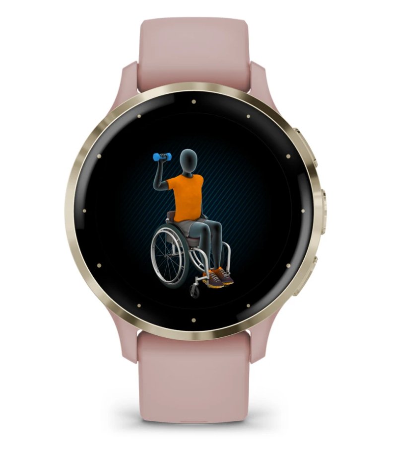 EAN 0753759314804 - Garmin Venu 3S 3,05 cm (1.2") AMOLED 41 mm Digital 390 x 390 Pixeles Pantalla táctil Oro, Rosa Wifi GPS ( imagen 6