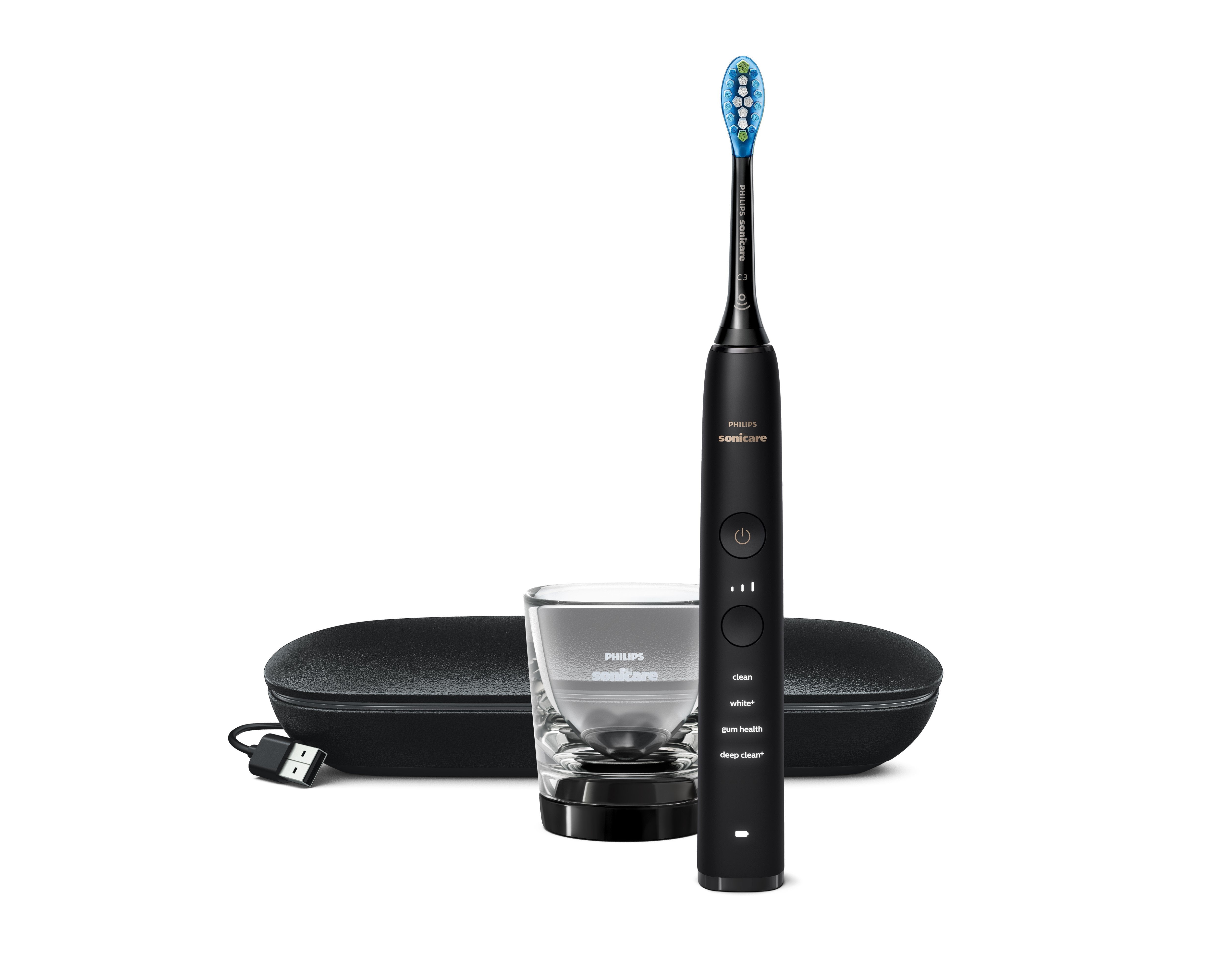 EAN 8710103935957 - Philips Sonicare DiamondClean HX9911/09 cepillo eléctrico para dientes Adulto Cepillo dental sónico Negro imagen 1