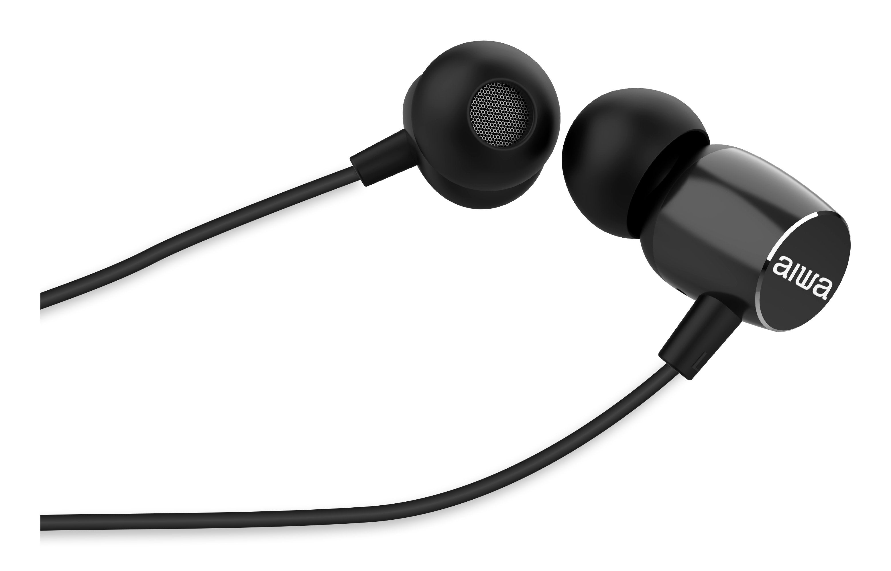 EAN 8435256810738 - Aiwa ESTM-20BK auricular y casco Auriculares Alámbrico Dentro de oído Llamadas/Música/Deporte/Uso diario imagen 2