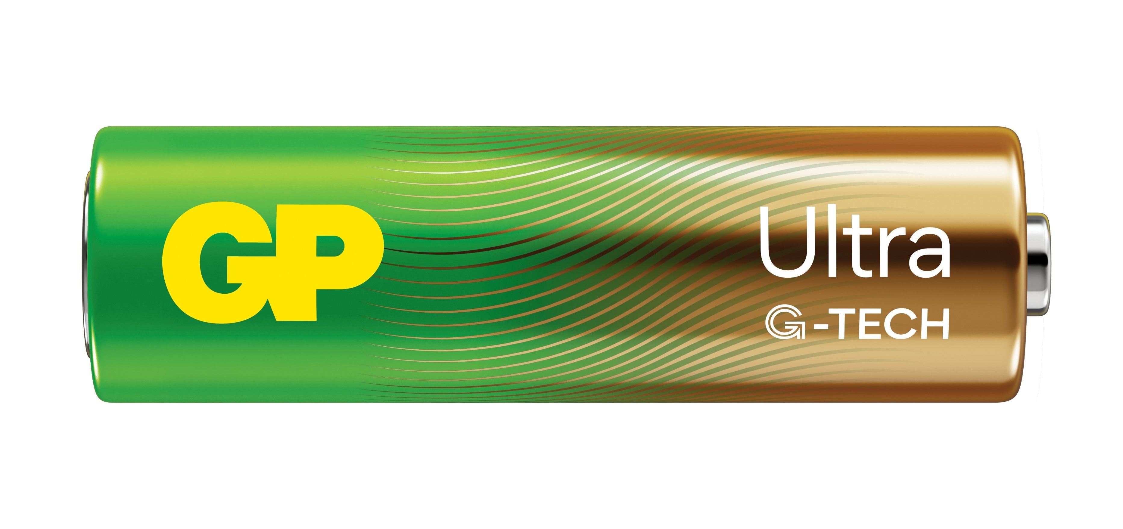 Gp Pilas Gp Ultra Alcalinas Aa Mignon Longlife, Lr06, 1,5 Voltios 4 Piezas, Con Nueva Tecnología G-Tech Gpult15a357c4