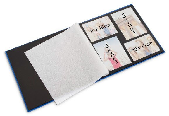 Hama Fine Art Spiral Grey 36x32 50 Black Pages 94874