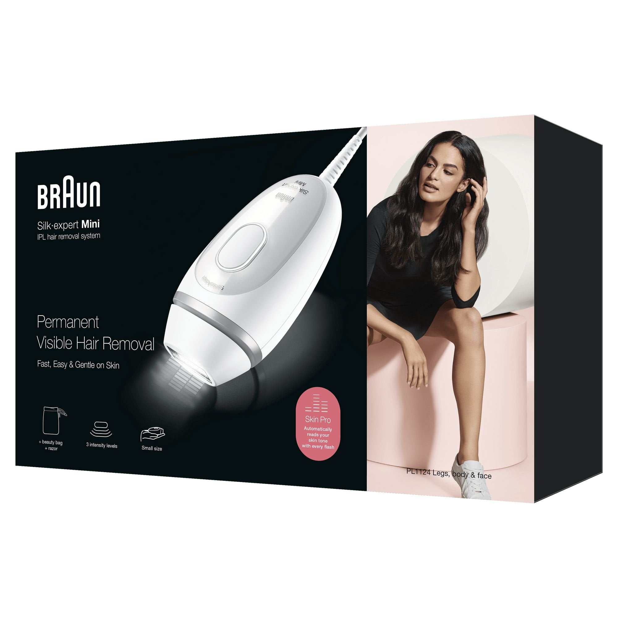 EAN 4210201437765 - Braun Silk-expert Mini PL1124 Luz pulsada intensa (IPL) Blanco imagen 8