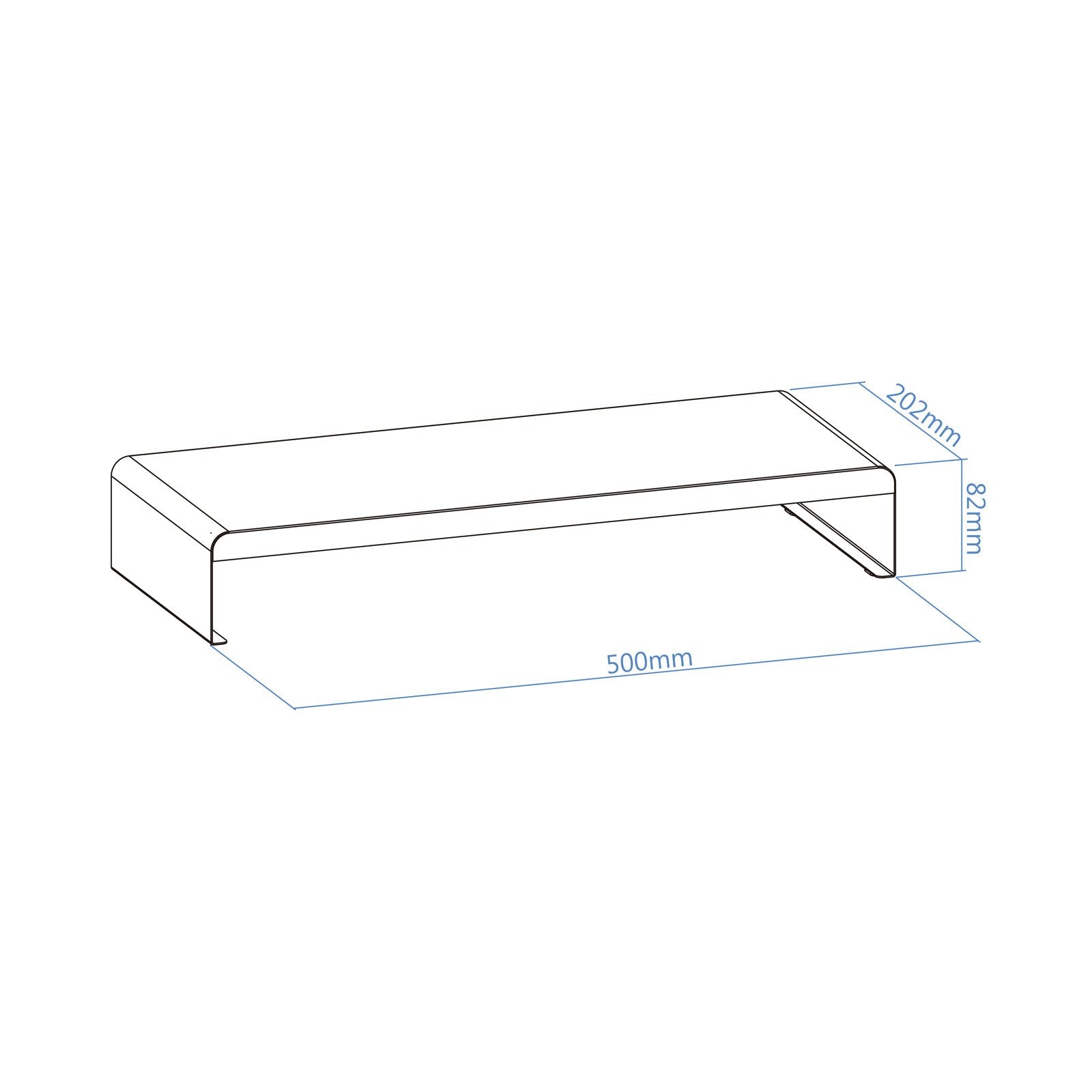 EAN 8433281010246 - TooQ TQMR0121 soporte para monitor Escritorio Negro imagen 3