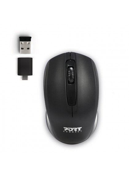 Port Designs Premium Pack 17.3 Maletín Para Portátil + Ratón Inalámbrico + Adaptador Dungle Usb Y Tipo C