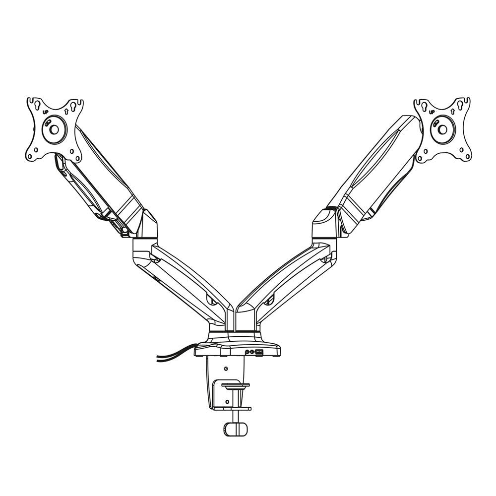 EAN 8054392615047 - Ewent EW1516 soporte para monitor 81,3 cm (32") Escritorio Negro imagen 6
