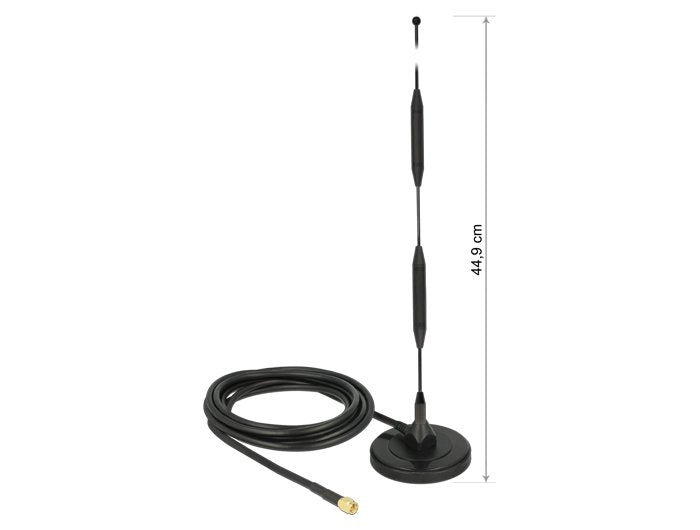 Delock Antena Gsm Umts Lte Sma 3 Dbi Omni Starr Negro 3 M