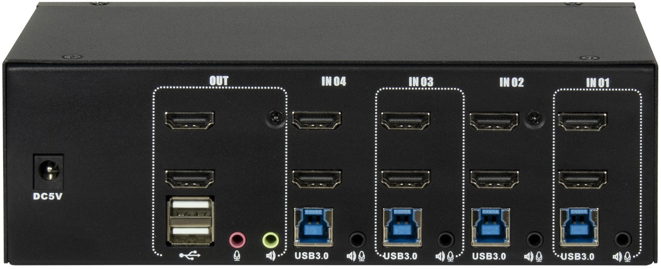 EAN 4260455649605 - Inter-Tech AS-42HUS interruptor KVM Negro imagen 2
